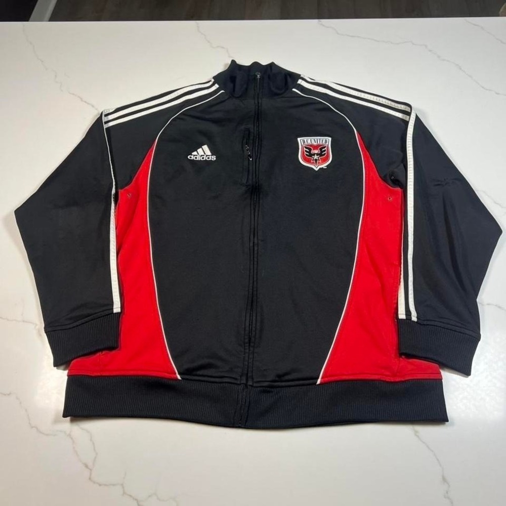 Vintage Y2K adidas club DC united full zip jacket